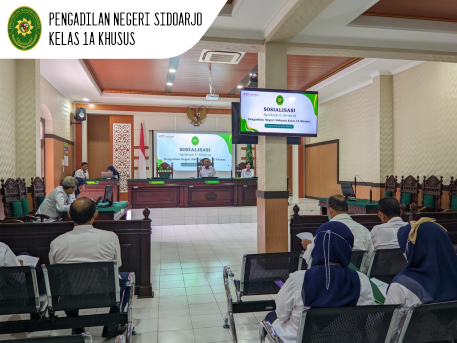 SOSIALISASI PENGISIAN SKP PADA APLIKASI E-KINERJA PADA PENGADILAN NEGERI SIDOARJO